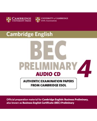 Cambridge BEC 4 Preliminary Audio CD - 1
