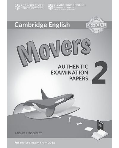 Cambridge English Young Learners 2 for Revised Exam from 2018 Movers Answer Booklet - 1