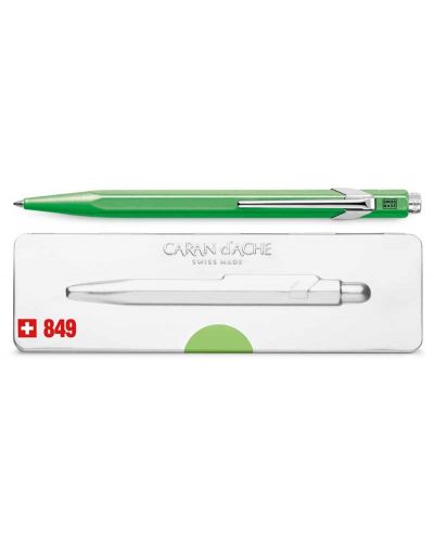 Автоматична химикалка Caran d'Ache 849 Pop Line Collection Green – Син - 2