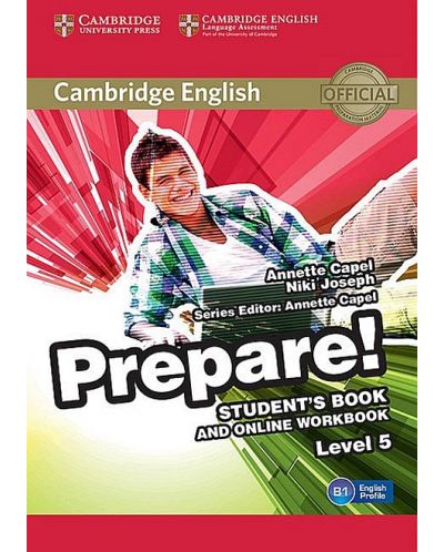 Cambridge English Prepare! Level 5 Student's Book and Online Workbook / Английски език - ниво 5: Учебник с онлайн тетрадка - 1