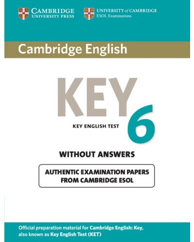 Cambridge English Key 6 Student's Book without Answers - 1