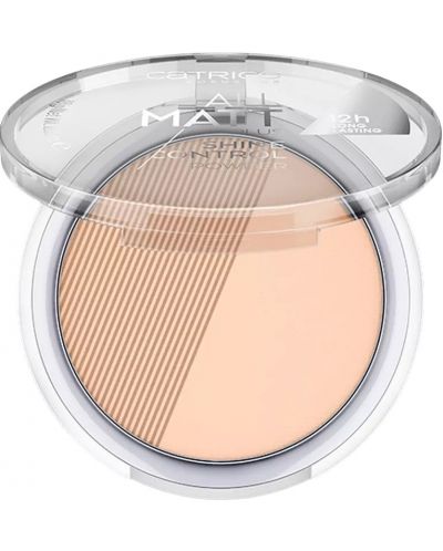 Catrice Пудра All Matt Plus Shine Control, 010 Transparent, 10 g - 2