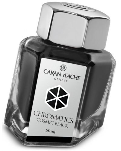 Мастило за писалка Caran d'Ache Chromatics – Черно, 50 ml - 1