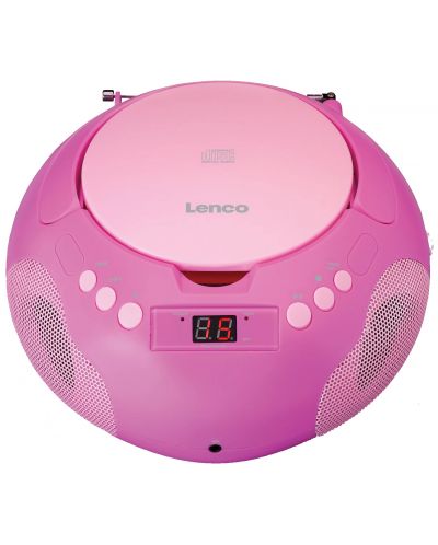 CD плейър Lenco - SCD-625PK, розов - 3