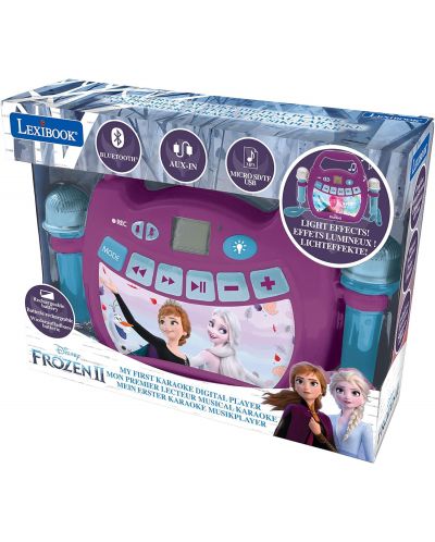 CD плейър Lexibook - Frozen MP320FZZ, лилав/син - 3