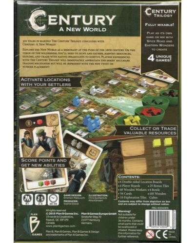 Настолна игра Century - A New World, стратегическа - 6