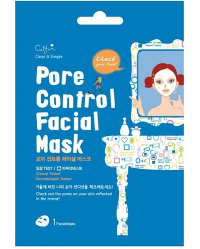 Cettua Стягаща порите лист маска за лице Pore Control, 1 брой - 1