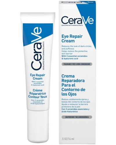 CeraVe Възстановяващ крем за околоочния контур, 14 ml - 2