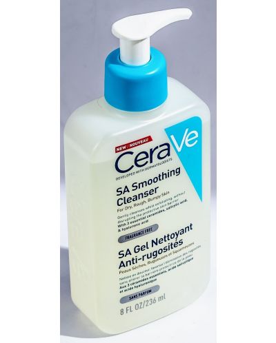 CeraVe SA Изглаждащ измиващ гел, 236 ml - 3