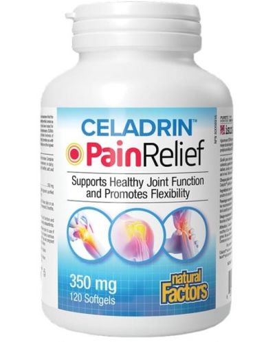 Celadrin PainRelief, 350 mg, 120 капсули, Natural Factors - 1