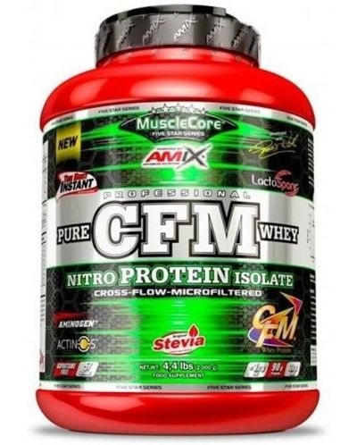 CFM Nitro Protein Isolate, двоен шоколад, 2000 g, Amix - 1