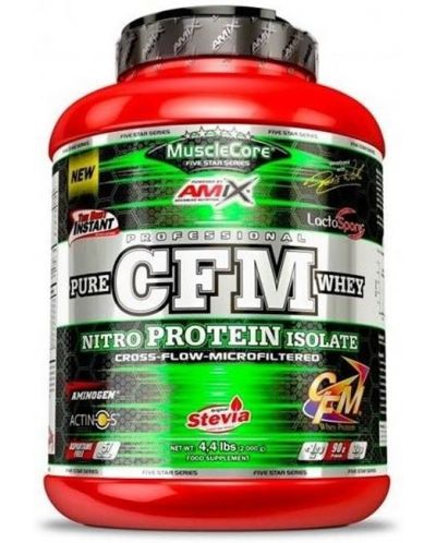 CFM Nitro Protein Isolate, банан и кафе, 2000 g, Amix - 1