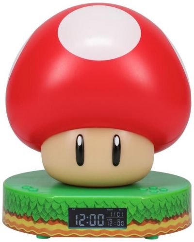 Часовник Paladone Games: Super Mario Bros. - Super Mushroom - 1