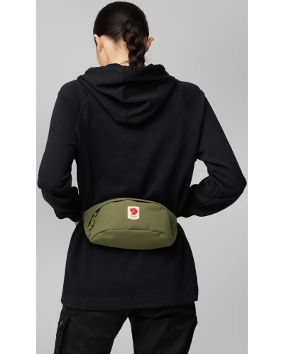 Чанта за кръст Fjallraven - Ulvo Hip Pack Medium, зелена - 7