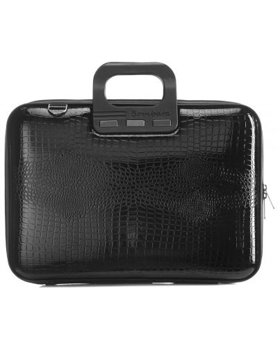 Чанта за лаптоп Bombata - Shiny Cocco, 13''-14'', Black - 1