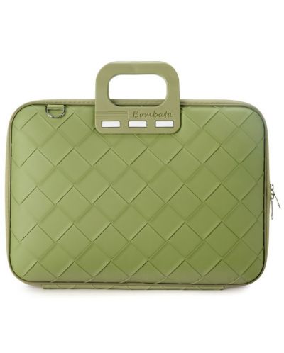 Чанта за лаптоп Bombata - Intrecciato, 15.6''-16'', зелена - 1