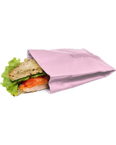 Чанта за храна тип джоб Nerthus - Розова, 18.5 x 14 cm - 2