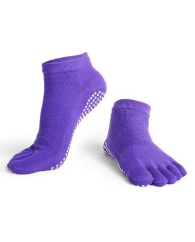 Чорапи за йога с пръсти Maxima - размер 35 - 39, асортимент - 3