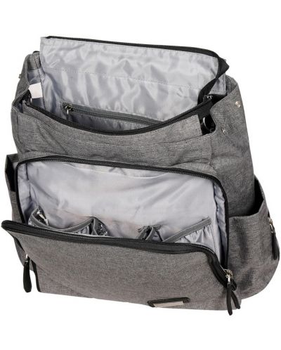 Чанта за количка и раница 2 в 1 Feeme - Сив меланж - 5