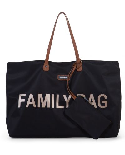 Чанта за принадлежности ChildHome - Family Bag, черно-златно - 6