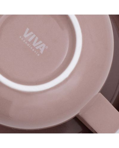 Чаша за чай с чинийка Viva Scandinavia - Classic Stone Rose, 250 ml - 2