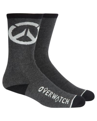 Чорапи JINX Games: Overwatch - Logo (Black) - 1