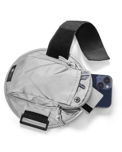 Чанта Cellularline - Armband Pocket, 6.7'', сива - 2
