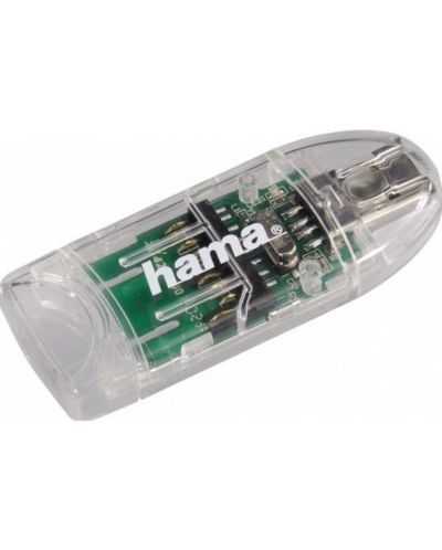 Четец за карти Hama - 91092, прозрачен - 1