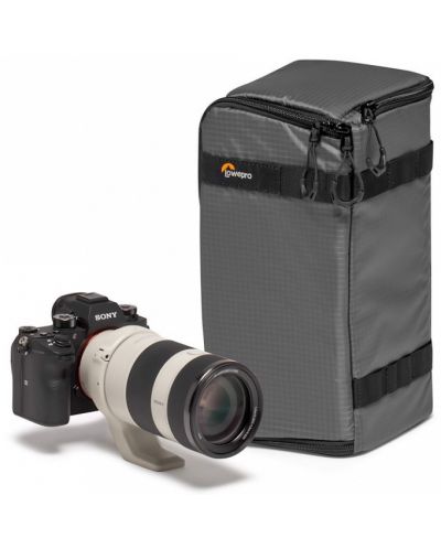 Чанта за фотоапарат Lowepro - GearUp PRO L II, сива - 5