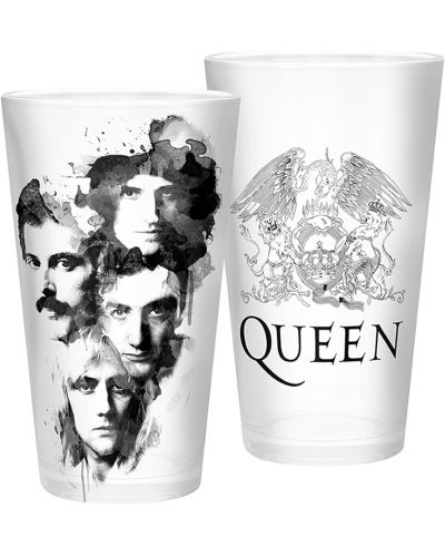 Чаша за вода GB eye Music: Queen - Faces, 400 ml - 2