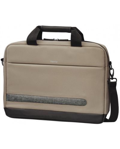 Чанта за лаптоп Hama - Terra, 15.6", бежова - 1