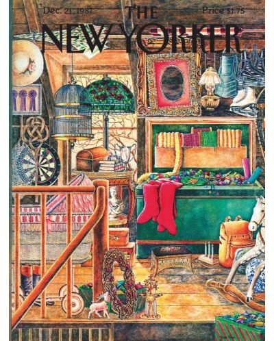 Пъзел New York Puzzle от 1000 части - Коледен таван - 1