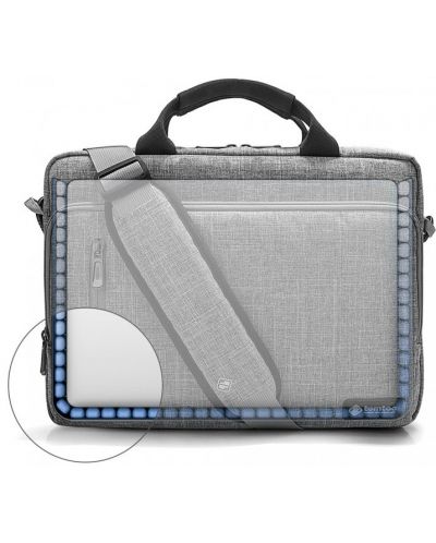Чанта за лаптоп Tomtoc - Defender-A50 A43D3G3, 14'', сива - 3