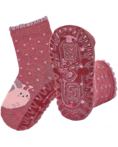 Чорапи със силиконова подметка Sterntaler - С охлювче, 27/28 размер, 4-5 години - 1