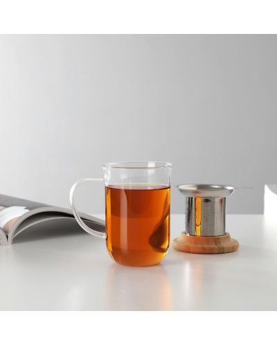 Чаша за чай с цедка Viva Scandinavia - Minima, 500 ml, с капаче - 5
