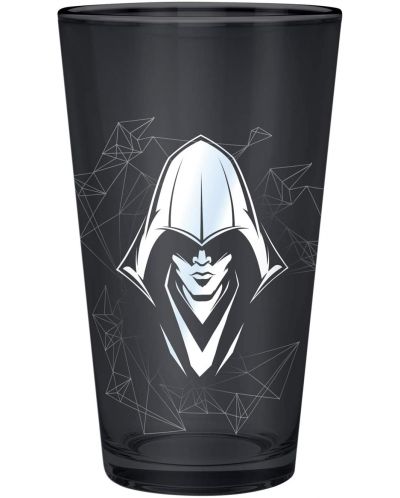 Чаша за вода ABYstyle Games: Assassin's Creed - Logo, 400 ml - 2