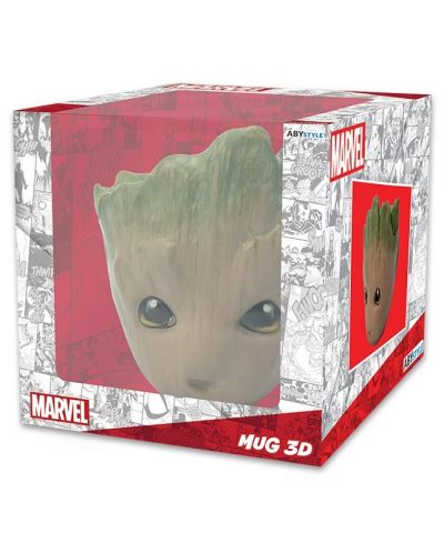 Чаша 3D ABYstyle Marvel: Guardians of the Galaxy - Groot - 3