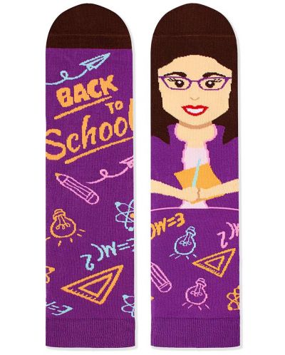 Чорапи Pirin Hill -  Profession Teacher, размер 39-42, лилави - 1