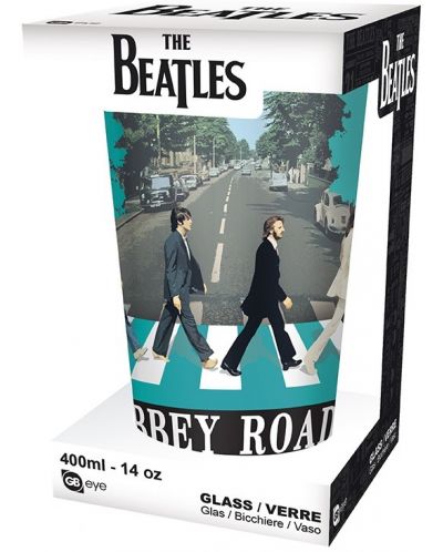 Чаша за вода GB eye Music: The Beatles - Abbey Road, 400 ml - 3
