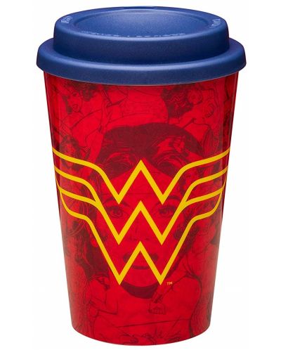 Чаша за път Paladone Wonder Woman - Red Wonder Woman