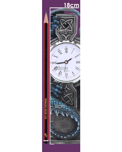 Часовник Nemesis Now Art: Anne Stokes - Draco, 18 cm - 8