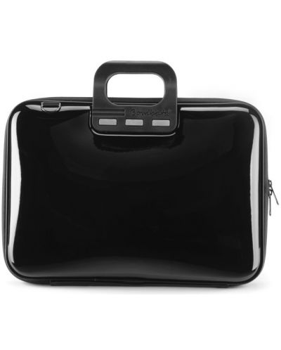 Чанта за лаптоп Bombata - Vernice, 15.6''-16'', черна - 1
