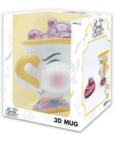 Чаша 3D ABYstyle Disney: The Beauty & the Beast - Chip with bubbles, 350 ml - 6