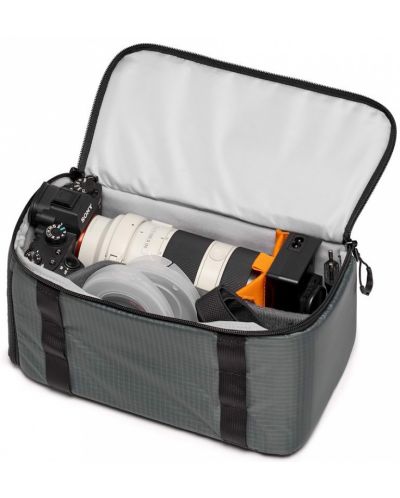Чанта за фотоапарат Lowepro - GearUp PRO L II, сива - 2