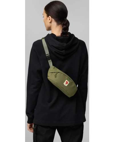 Чанта за кръст Fjallraven - Ulvo Hip Pack Medium, зелена - 4