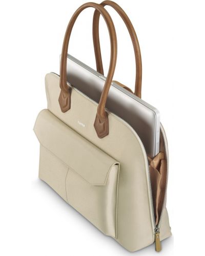 Чанта за лаптоп Hama - Fabulous, 16.2'', бежова - 4