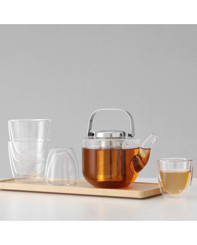 Чайник с инфузер Viva Scandinavia - Bjorn, 1.2 L, стъклен - 6