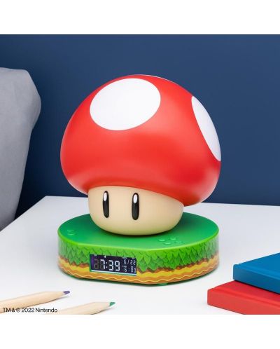 Часовник Paladone Games: Super Mario Bros. - Super Mushroom - 2