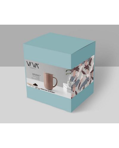 Чаша за чай с цедка Viva Scandinavia - Minima Sea Salt, 500 ml, сива - 6