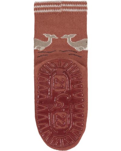 Чорапи с неплъзгащо стъпало Sterntaler - Делфин, 23/24 размер, 2-3 г - 2